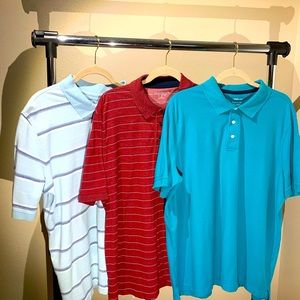 Croft&Barrow Bundle 3 Short sleeve Polo Shirts XL